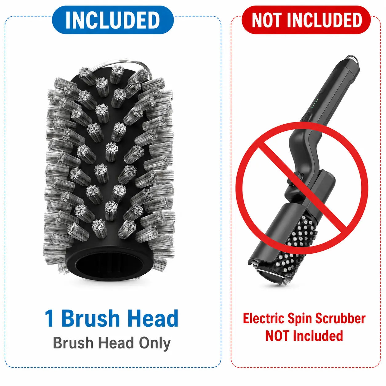 【Father'S Day Gift】Drayvorx Electric Grill Brush for Outdoor, 2026 Tiktok BBQ Grill Cleaner with 2 Heads, 3-Speed & Angle Adjust Cordless Rotary Grill Brush, 150Mins Runtime Grill Cleaning Brush for Barbecue Grates,Summerwins,Safe Bristle